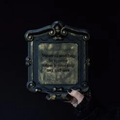 Custom Engraving Scroll Plaque -The Blackened Teeth Sales Custom Scroll Plaque the blackened teeth gothic home decor 2 1
