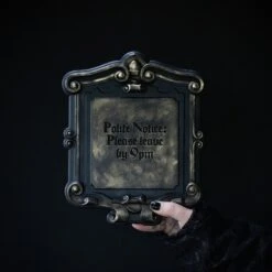 Custom Engraving Scroll Plaque -The Blackened Teeth Sales Polite Custom Scroll Plaque the blackened teeth gothic home decor 3 2