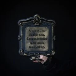 You Could Leave Life Right Now Wall Plaque