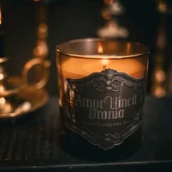 Amor Vincit Omnia Jar Candle -The Blackened Teeth Sales amor vincit omnia jar candle the blackened teeth