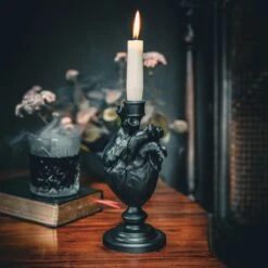 Anatomical Heart Candlestick Holder 8 Anatomical Heart Candlestick Holder -The Blackened Teeth Sales anatomica heart candlestick holder the blackened t