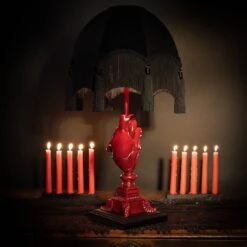 The Anatomical Heart Lamp - Red Edition -The Blackened Teeth Sales anatomicalheartlamptheblackenedteethgothichomedecor4