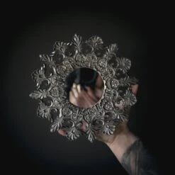 Astrid Baroque Mirror - Silver