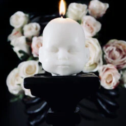 Baby Doll Candle -The Blackened Teeth Sales baby doll candle skull candles the blackened teeth1