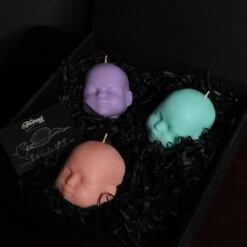 Baby Doll Pastel - Candle Gift Box -The Blackened Teeth Sales baby doll candles the blackened teeth gothic chris 4