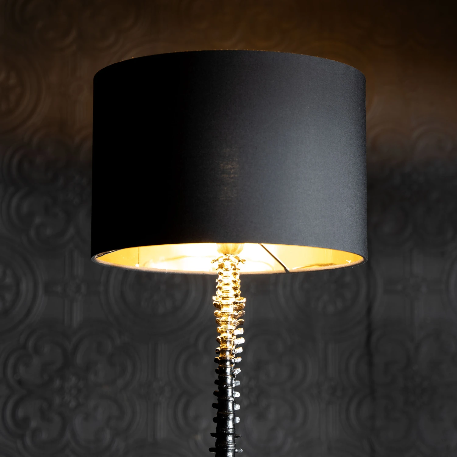 Black Gold Lampshade 1 Black Gold Lampshade