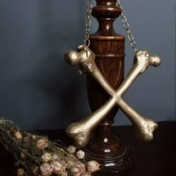 Crossbones Gothic Wall Decor -The Blackened Teeth Sales crossbones gold the blackened teeth gothic wall de 4