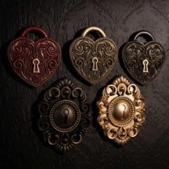 Baroque Lock Wall Plaque -The Blackened Teeth Sales devotion collection photo