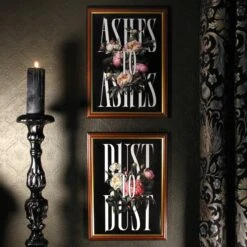 Ashes To Ashes Print 7 Ashes To Ashes Print -The Blackened Teeth Sales dust to dust ashes to ashes gothic art the blacken