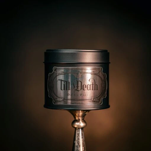 Till Death Tin Candle -The Blackened Teeth Sales final till death 1 2
