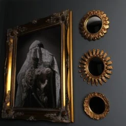 The Blackened Teeth Sales -The Blackened Teeth Sales gold baroque mirrors gothic home decor the blacken