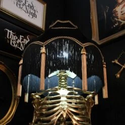 Enid Baroque Lampshade -The Blackened Teeth Sales gold skeleton floor lamp the blackened teeth 3 05af0af3 19c1 4b9f a17d 7eb19e27c56b