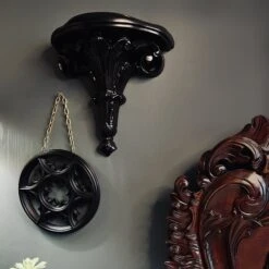 Baroque Gothic Sconce -The Blackened Teeth Sales gothicwallsconcegothichomedecortheblackenedteeth5
