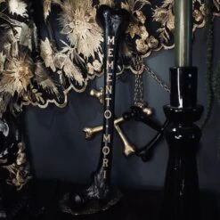 Engraved Femur Bone - Custom Engraving -The Blackened Teeth Sales memento mori bone bg 2 2