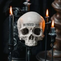 Memento Mori Skull Ornament
