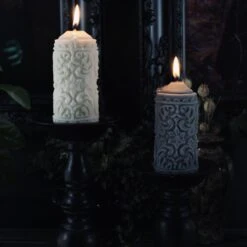 Mildred Victorian Gothic Candle -The Blackened Teeth Sales mildred gothic pillar candle the blackened teeth