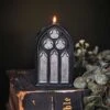 Morana Gothic Arch Candle - Silver Edition