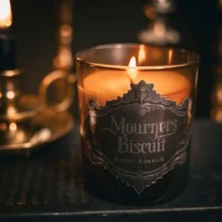 Mourners Biscuit Jar Candle -The Blackened Teeth Sales mournes biscuit jar candle the blackened teeth got