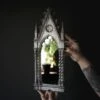 Odette Gothic Cathedral Mirror - Silver