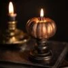 Pumpkin Candle - Bronze