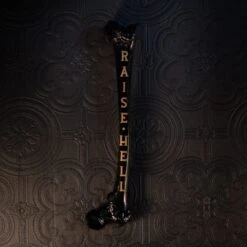 Raise Hell - Engraved Femur Bone
