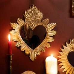 Regina - Large Sacred Heart Mirror
