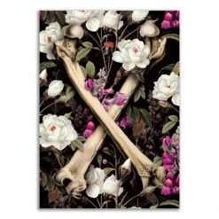 Blooming Remains - Magenta Edition Print -The Blackened Teeth Sales remains