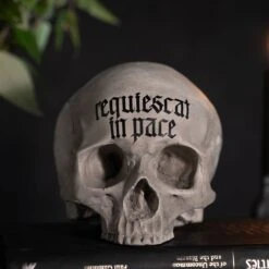 Requiescat In Pace Skull Ornament