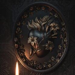 Sacred Heart Wall Plaque - Lily Edition