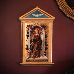 Saint Catherine Of Alexandria Large Sacred Plaque