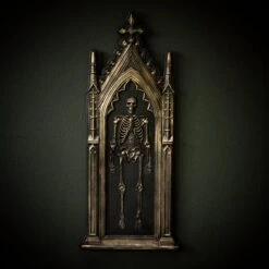Cathedral Skeleton Wall Hanging -The Blackened Teeth Sales skeleton cathedral wall hanging the blackened teeth 2