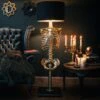 The Gold Skeleton Floor Lamp By The Blackened Teeth