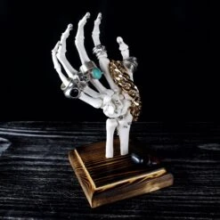 Skeleton Hand Jewellery Stand -The Blackened Teeth Sales skeleton hand jewellery stand 1