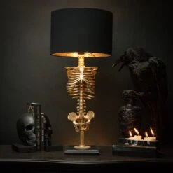 The Skeleton Lamp Gold Edition By The Blackened Teeth