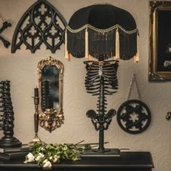 Baroque Skeleton Lamp - Lottie Edition By The Blackened Teeth