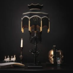 Baroque Skeleton Lamp - Nancy Edition By The Blackened Teeth