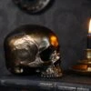 Skull Of Jane Doe Ornament - Blackened Gold
