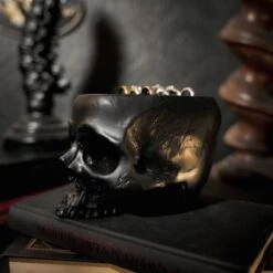 The Blackened Teeth Sales -The Blackened Teeth Sales skull ring holder ornament the blackened teeth gothic homeware gothic jewellery 3