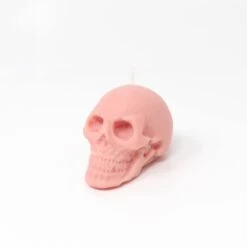 Small Skull Candles -The Blackened Teeth Sales small skull candle peach 2
