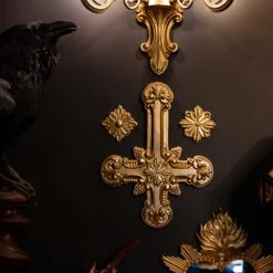 The Divine Cross -The Blackened Teeth Sales the divine cross the blackened teeth gothic home decor