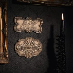 Till Death Do Us Part - Casket Plaque 5 Till Death Do Us Part - Casket Plaque -The Blackened Teeth Sales till death do us plaque anniversary present gothic