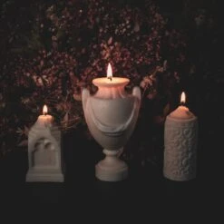 Eonian Large Urn Candle -The Blackened Teeth Sales urn candle gothic candles the blackened teeth goth