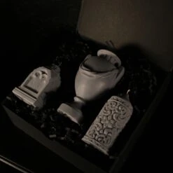 In Repose - Gothic Candle Gift Box -The Blackened Teeth Sales urn candle mildred candle gravemarker gravestone c 6