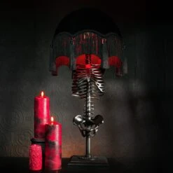 Baroque Skeleton Lamp - Urszula Edition By The Blackened Teeth -The Blackened Teeth Sales urzsula the skeleton table lamp the blackened teet
