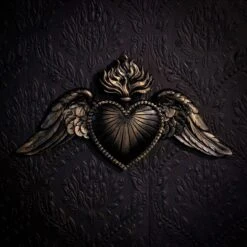 Fervour Winged Sacred Heart Plaque