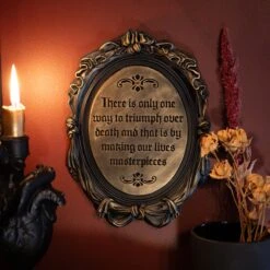 Triumph Over Death Victorian Plaque