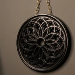 Vincent Gothic Window -The Blackened Teeth Sales vincentgothicwindowtheblackenedteethgothichomeware1copy