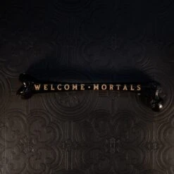 Welcome Mortals - Engraved Femur Bone